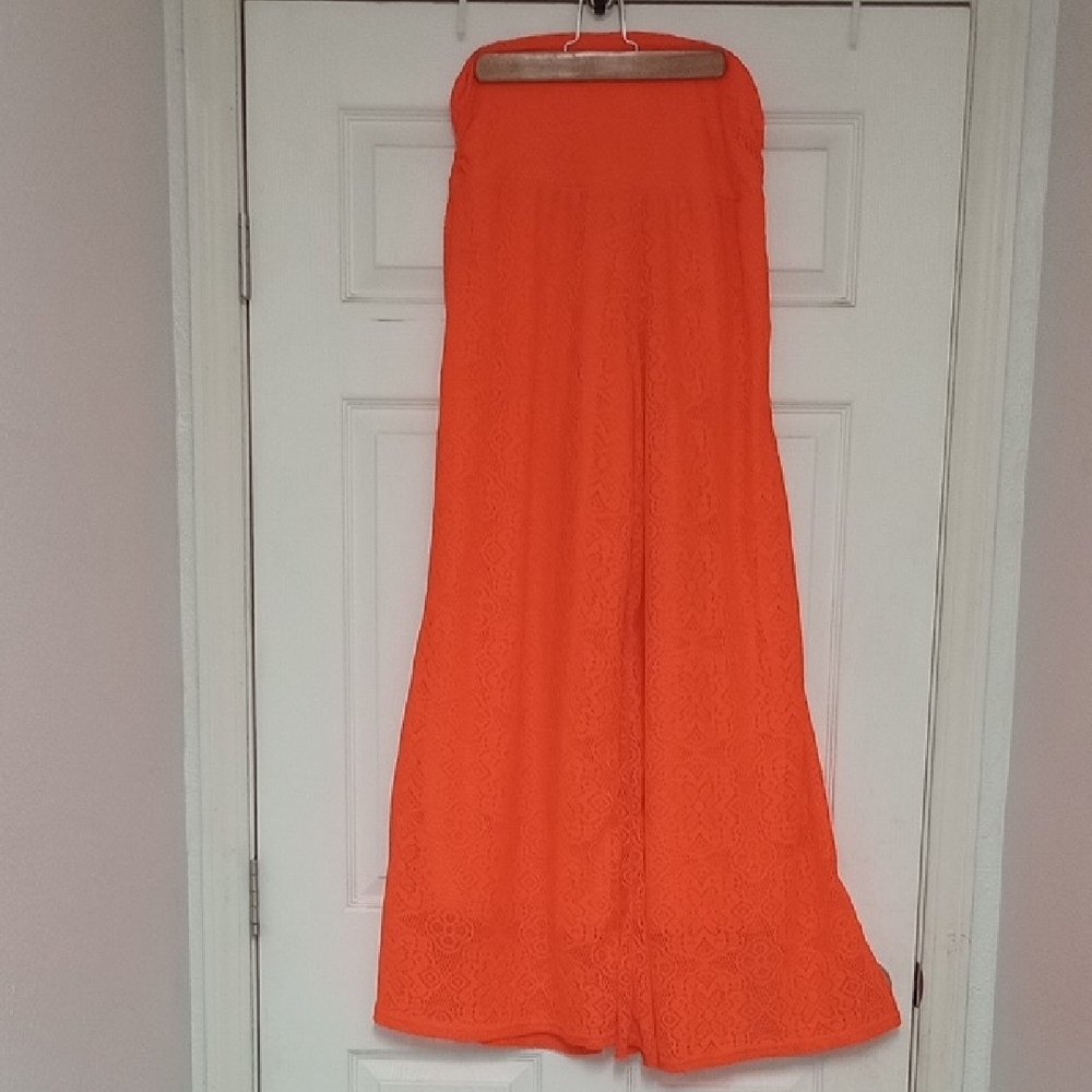 L&B Orange Wide Leg  Pants